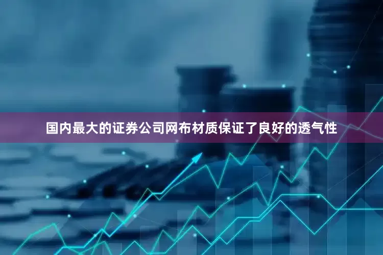 国内最大的证券公司网布材质保证了良好的透气性